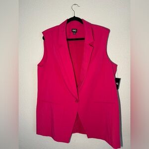 INC International Concepts Vibrant Pink Blazer